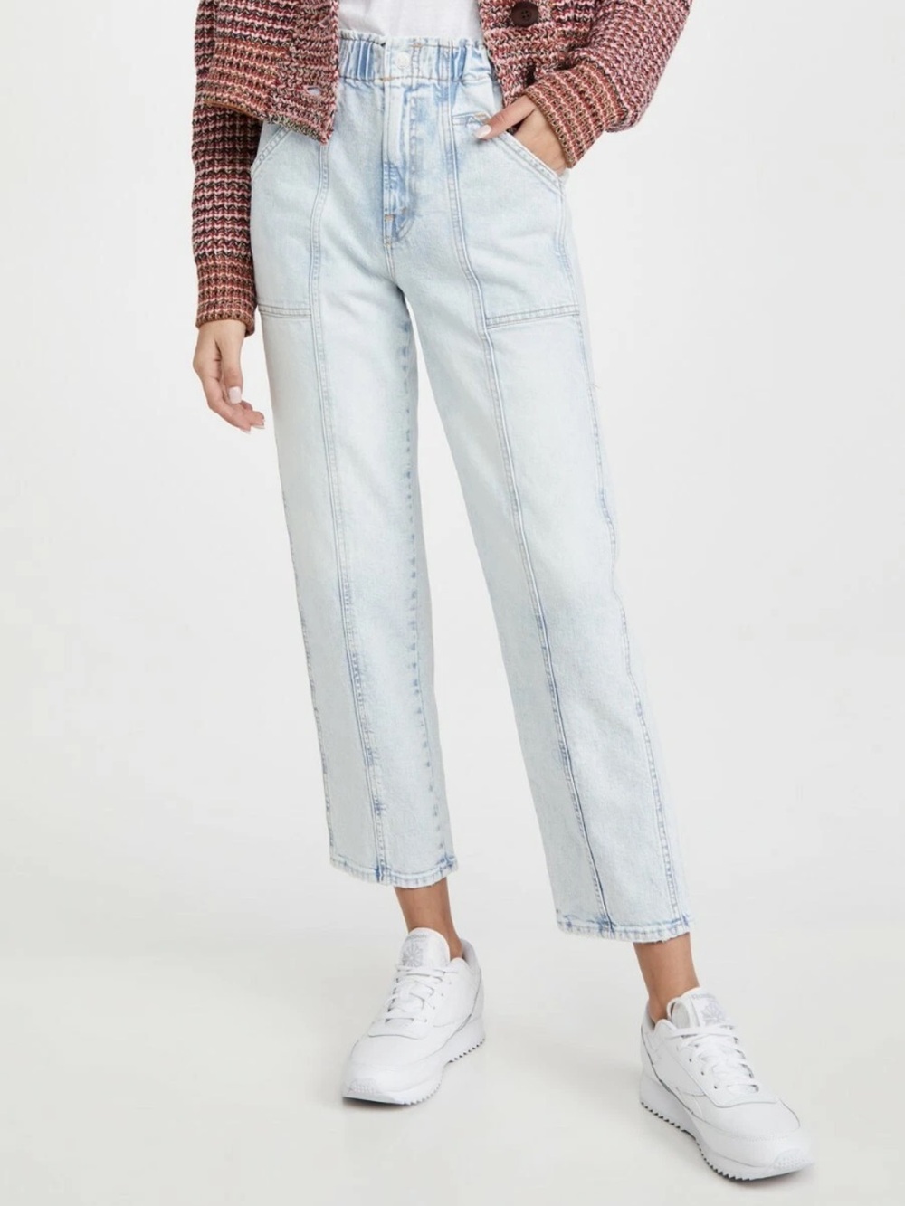 Mother The Springy Ankle Straight Leg Jeans Finale